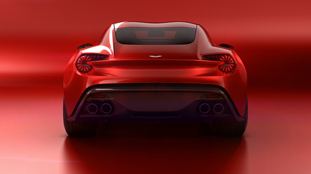 点击大图看下一张：红色阿斯顿马丁图片高清汽车桌面壁纸