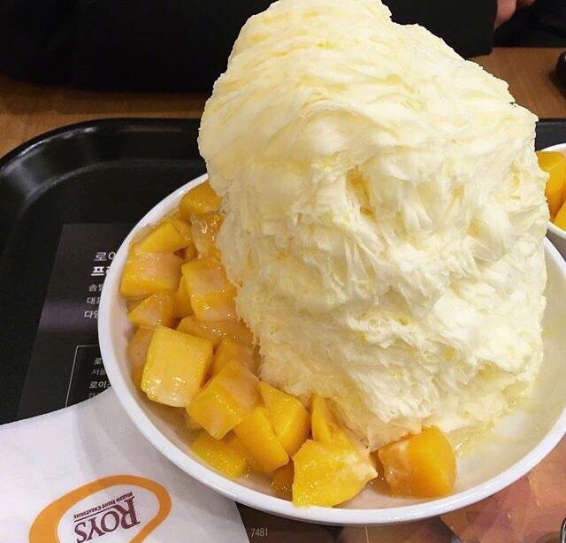 点击大图看下一张：一组芒果冰淇淋图片 好吃有很解暑