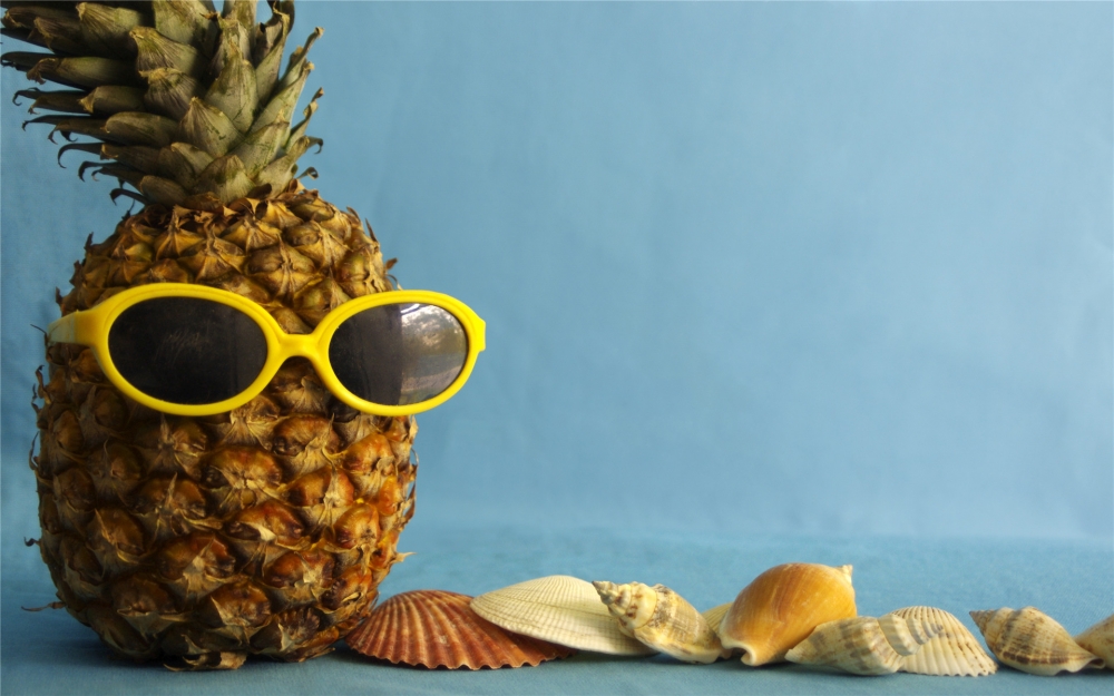点击大图看下一张：不一样的酷炫风格 创意形象的菠萝图片