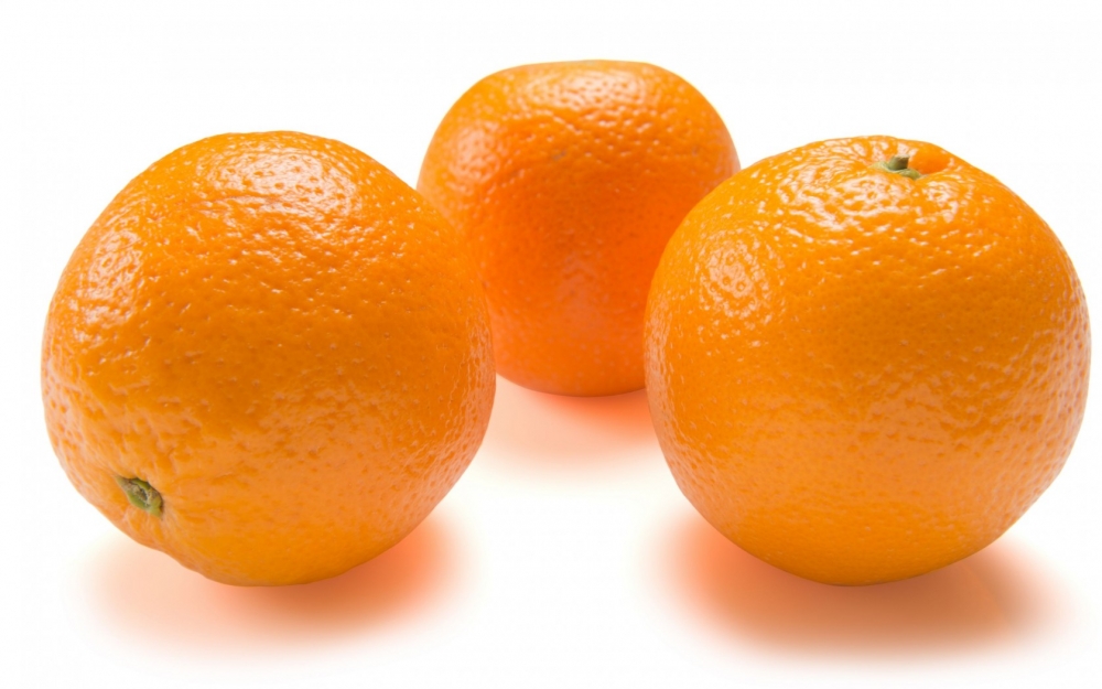 点击大图看下一张：酸甜可口的橙子唯美高清水果图片壁纸