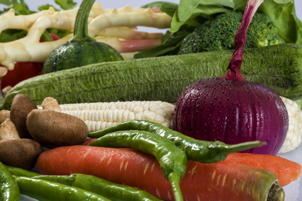 点击大图看下一张：菜市场新鲜的蔬菜图片欣赏