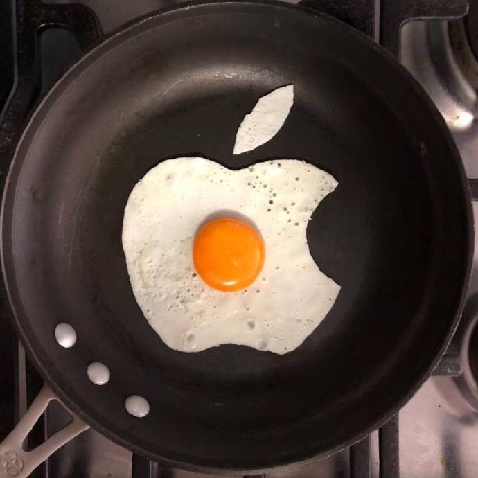 点击大图看下一张：煎蛋也能玩出新花样 早餐的艺术