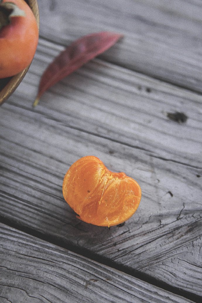 点击大图看下一张：甜甜的柿子图片欣赏