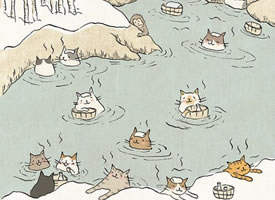 猫猫世界的卡通壁纸图片
