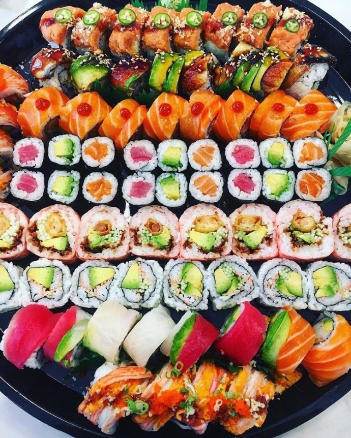 点击大图看下一张：各种花样的寿司图集欣赏