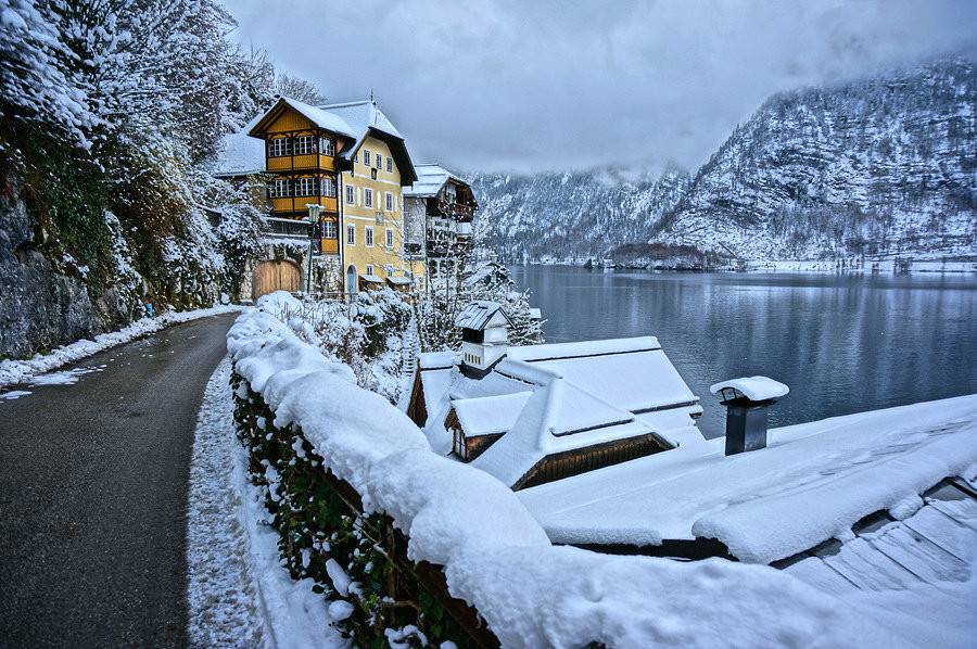 点击大图看下一张：一组奥地利风雪美景图片欣赏