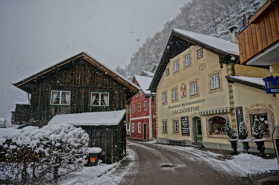 点击大图看下一张：一组奥地利风雪美景图片欣赏