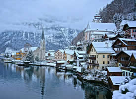 一组奥地利风雪美景图片欣赏