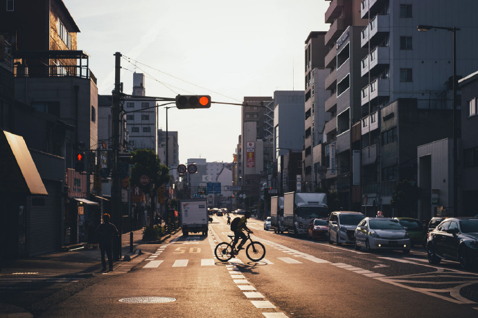 点击大图看下一张：一组日本街头的城市风景图片欣赏