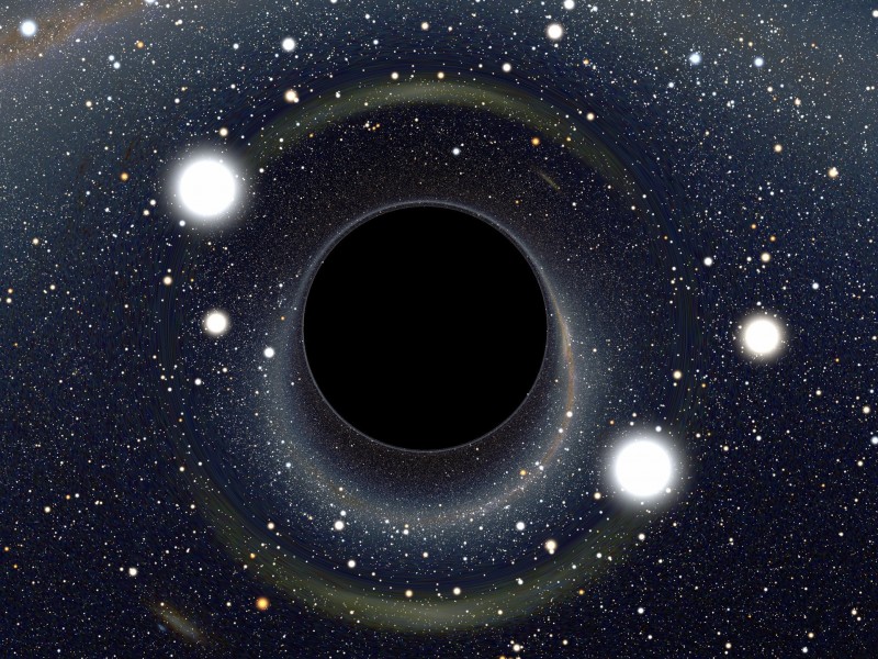点击大图看下一张：神秘黑洞图片