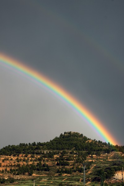 点击大图看下一张：美丽的彩虹图片