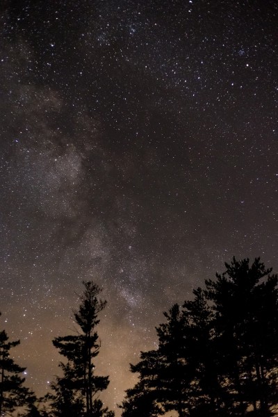 点击大图看下一张：繁星点点的夜空图片