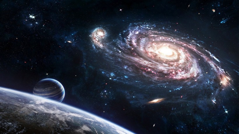 点击大图看下一张：浩渺的星系图片