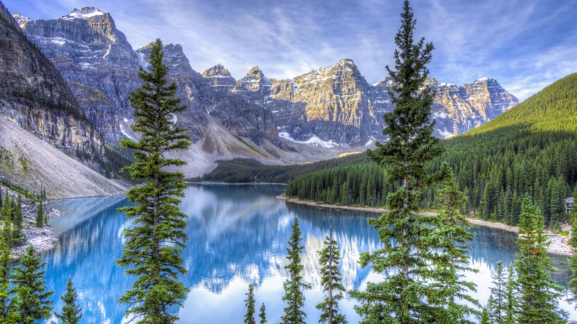 点击大图看下一张：加拿大优美自然风光图片