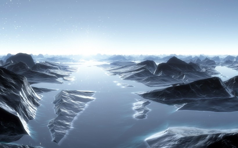 点击大图看下一张：南极洲风光图片