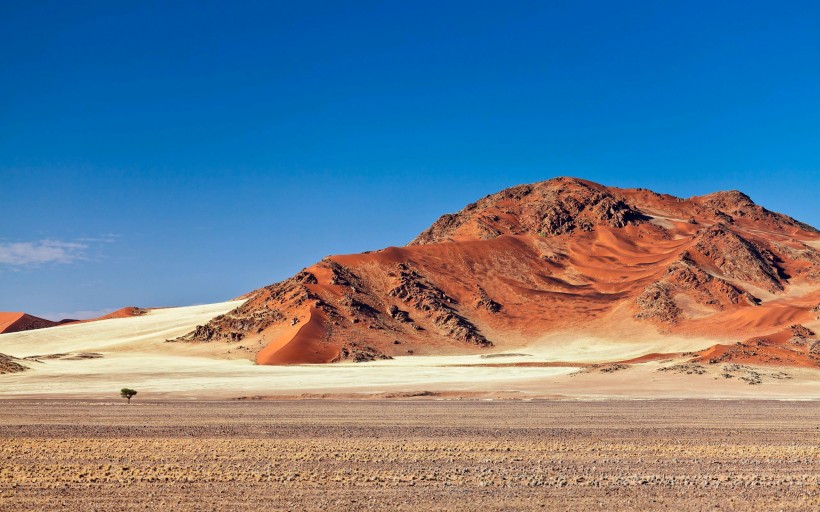 点击大图看下一张：沙漠戈壁风景图片