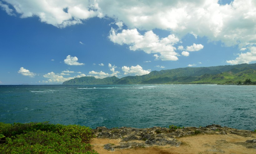 点击大图看下一张：夏威夷海岸风景图片