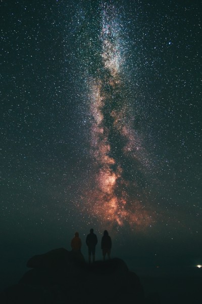 点击大图看下一张：美丽的星空银河图片