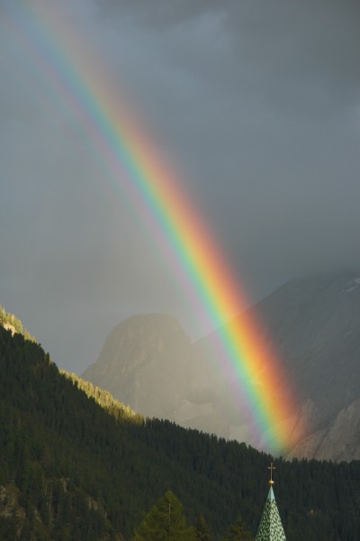 点击大图看下一张：绚丽的彩虹图片