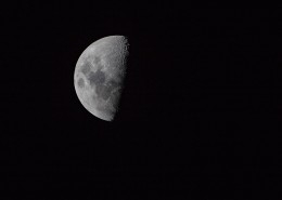 被遮挡住的月球图片_12张