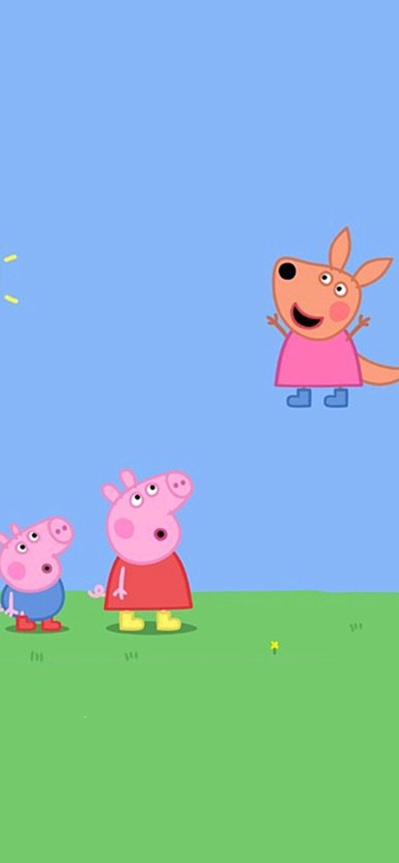 点击大图看下一张：一组小猪佩奇和家人的快乐时光图片