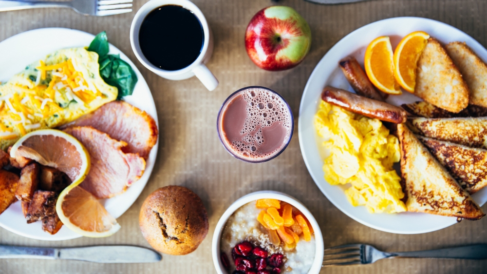 点击大图看下一张：一组丰盛营养的早餐高清图片欣赏