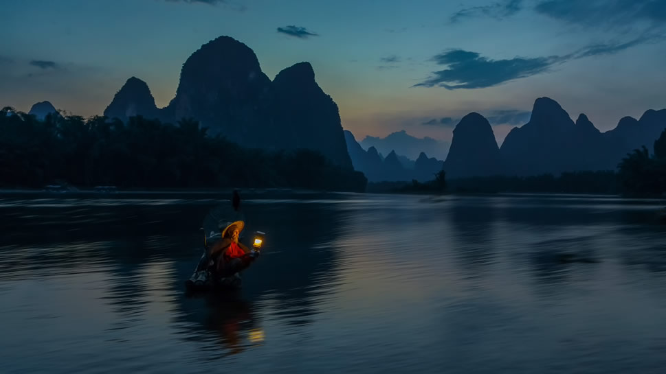 点击大图看下一张：一组高清漓江山水美景图片欣赏