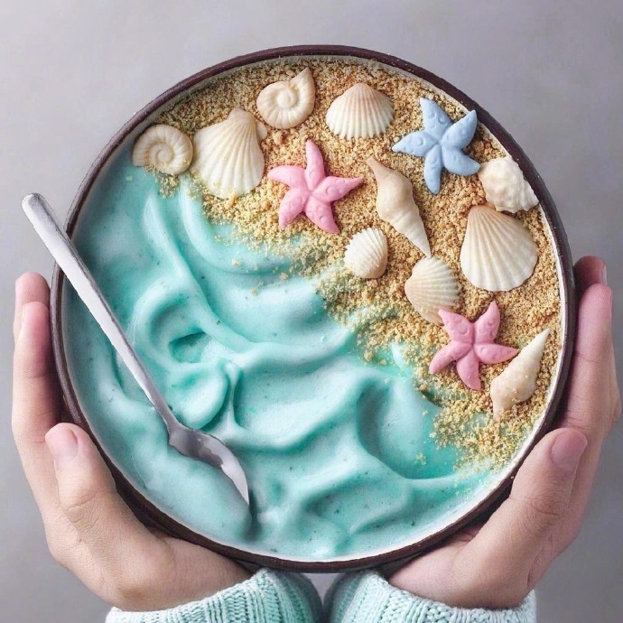 点击大图看下一张：一组超可爱萌系奶昔甜品图片欣赏