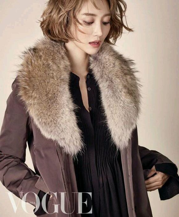 点击大图看下一张：短发女王高俊熙时尚杂志图片