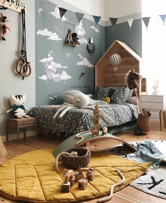 点击大图看下一张：一组可爱浪漫的儿童房装修效果图欣赏