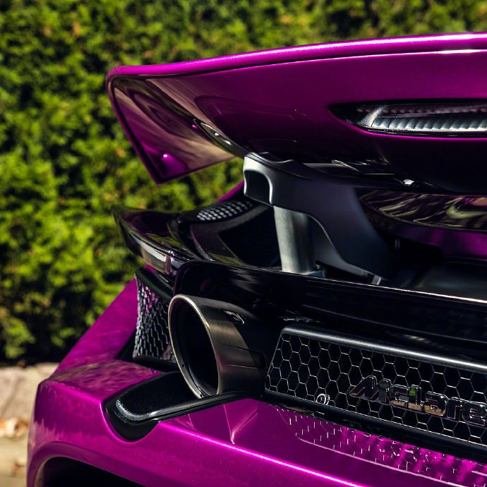 点击大图看下一张：一组闷骚紫的迈凯伦720S图片欣赏