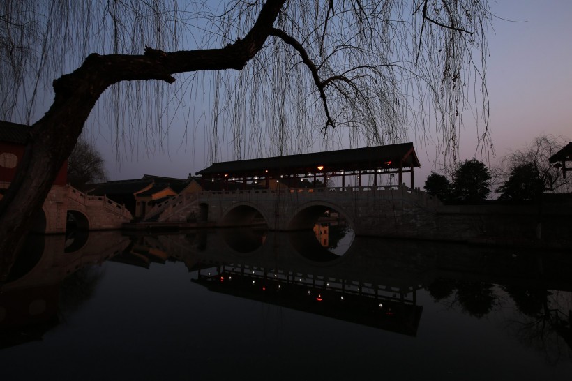 点击大图看下一张：浙江安昌古镇风景图片