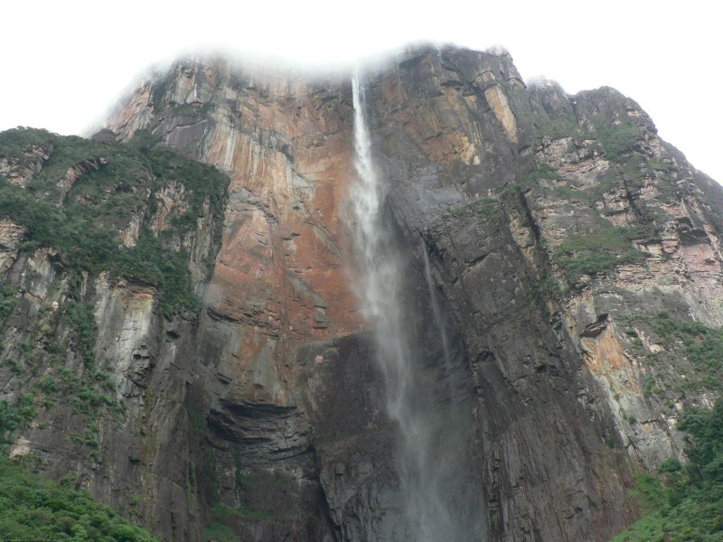 点击大图看下一张：委内瑞拉天使瀑布风景图片