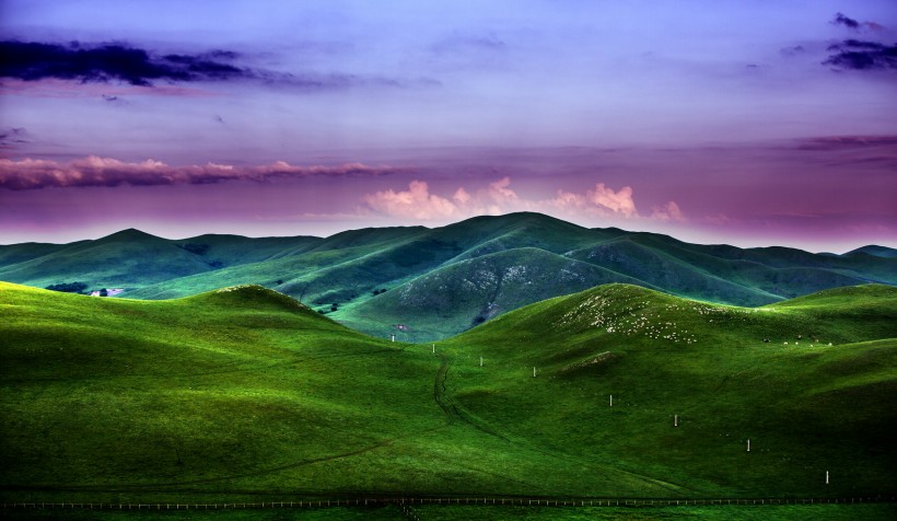点击大图看下一张：内蒙古阿斯哈图石林风景图片