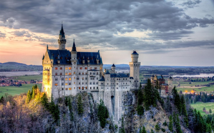 点击大图看下一张：德国巴伐利亚风景图片