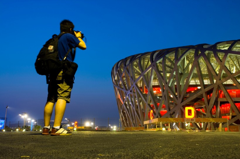 点击大图看下一张：北京国家体育场图片