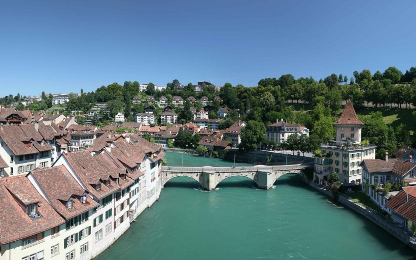 点击大图看下一张：瑞士伯尔尼风景图片