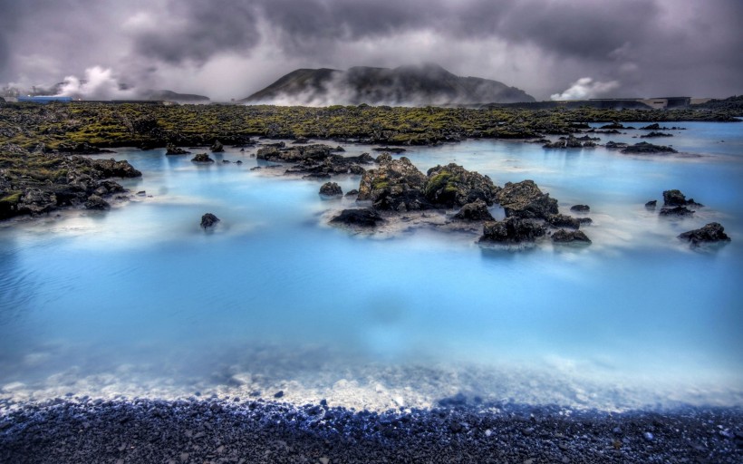 点击大图看下一张：冰岛蓝湖温泉图片