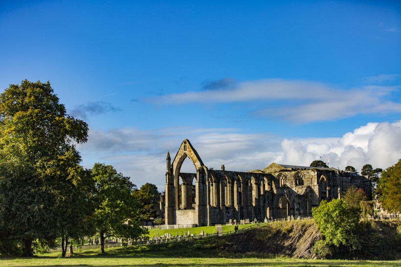 点击大图看下一张：英格兰博尔顿修道院风景图片
