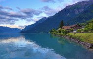 瑞士布里恩茨湖风景图片_14张