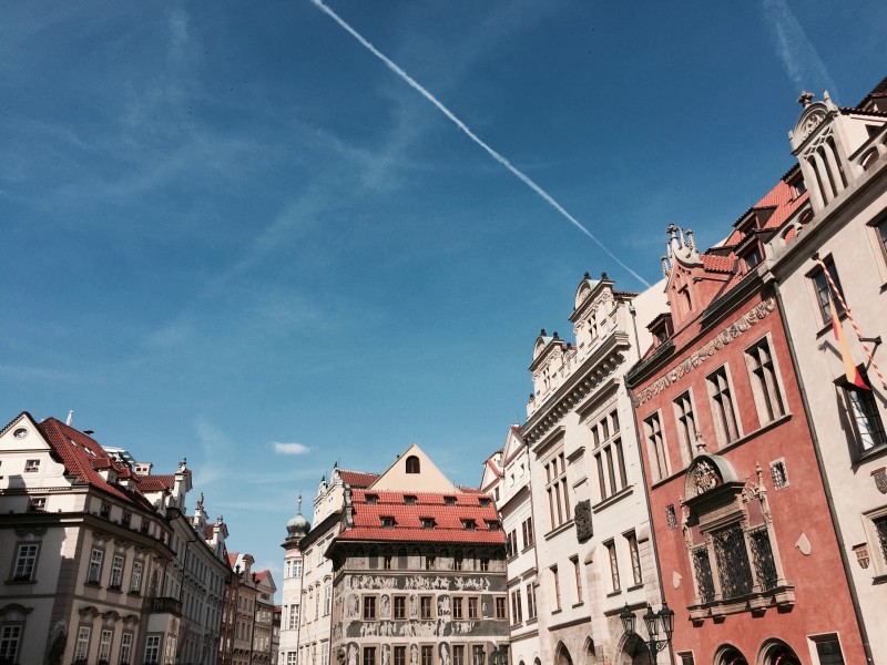 点击大图看下一张：捷克共和国首都布拉格城市风景图片