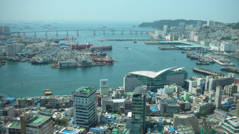 点击大图看下一张：韩国釜山风景图片