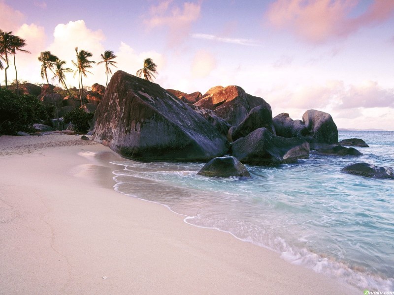 点击大图看下一张：加勒比海风景图片