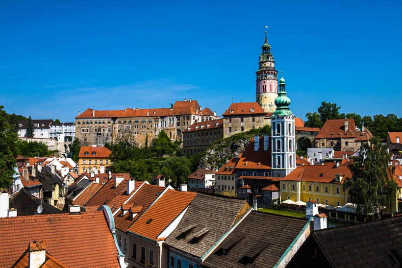 点击大图看下一张：捷克CK小镇风景图片