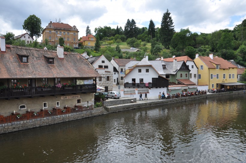 点击大图看下一张：捷克CK童话小镇风景图片