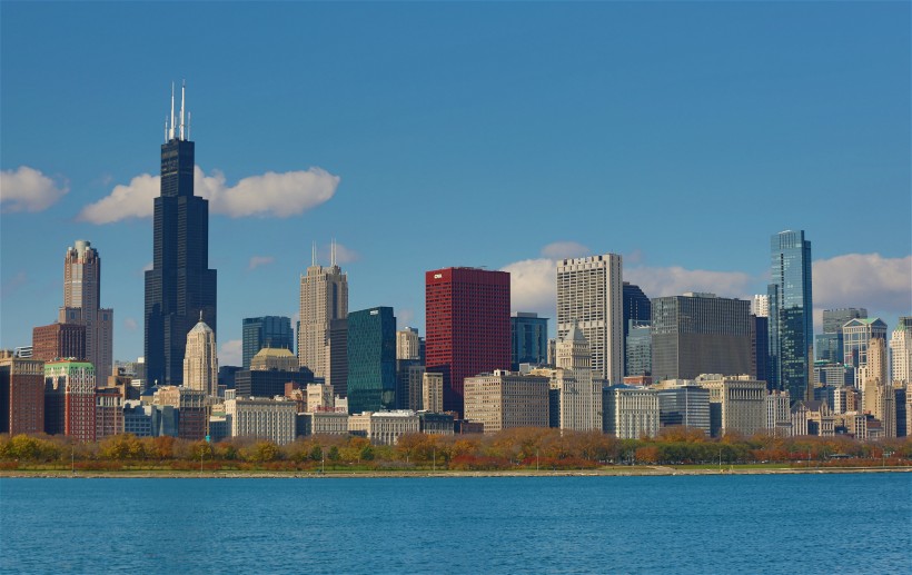 点击大图看下一张：美国芝加哥风景图片