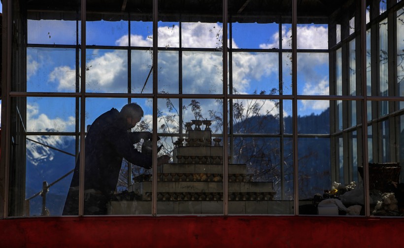 点击大图看下一张：西藏措宗寺风景图片