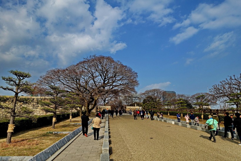 点击大图看下一张：日本大阪石头城风景图片