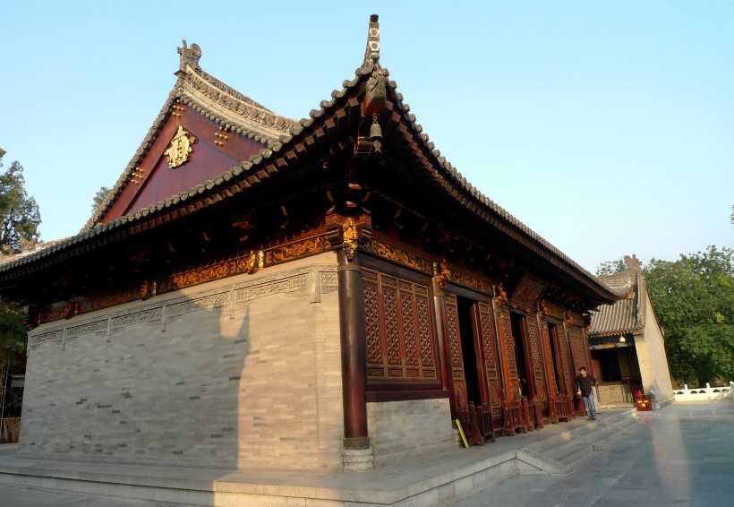点击大图看下一张：陕西西安大慈恩寺风景图片