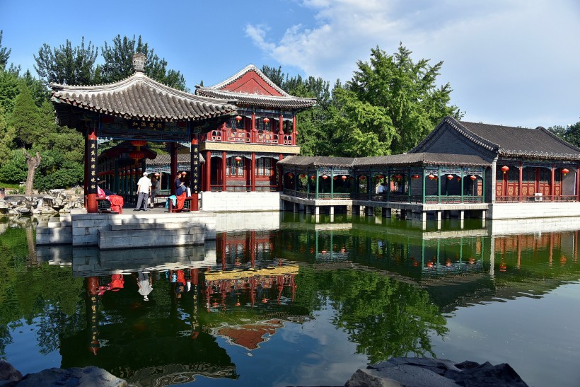 点击大图看下一张：北京大观园风景图片